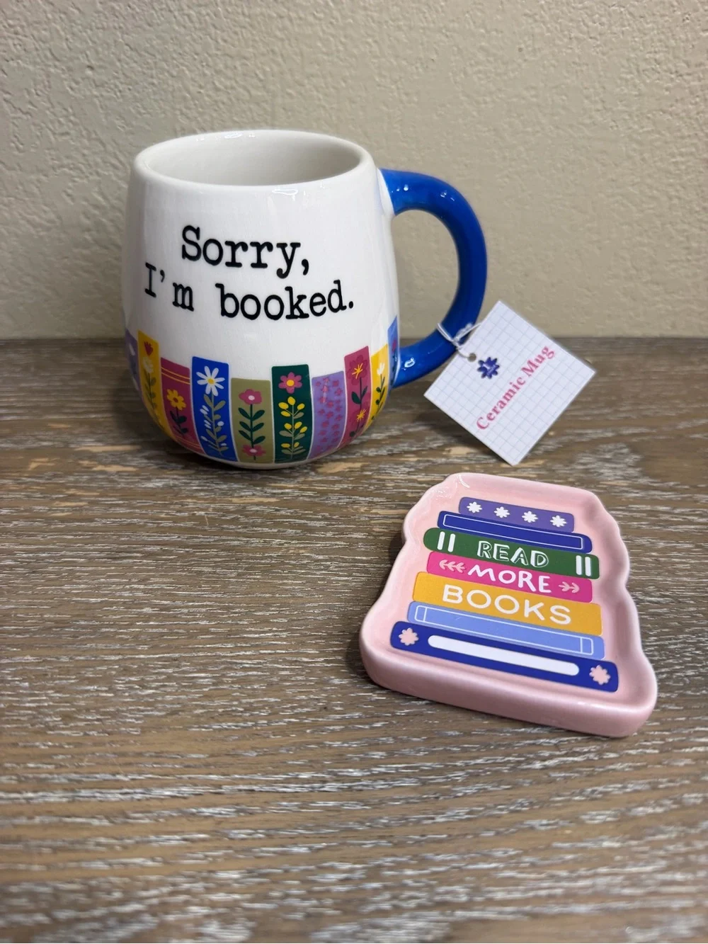 Target 'Sorry, I'm Booked.' Ceramic Mug and Trinket tray
